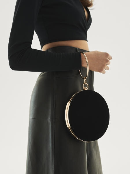 Czarna kopertówka damska NEGRA