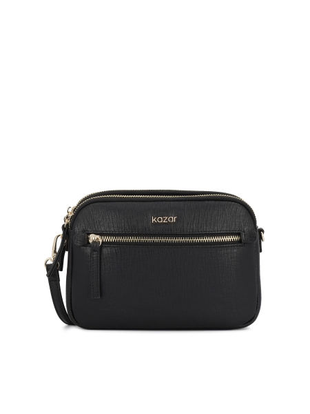 Mała torebka z kieszenią na suwak RITA