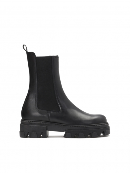 Czarne trzewiki damskie EAST