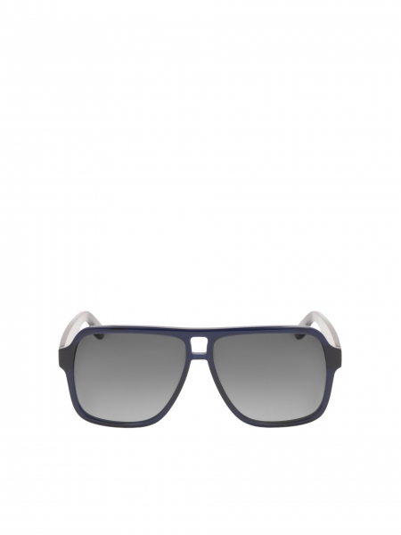 Granatowe okulary przeciwsłoneczne męskie aviatory 