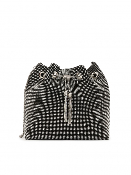 Elegancka torebka worek z kryształkami DANCING M
