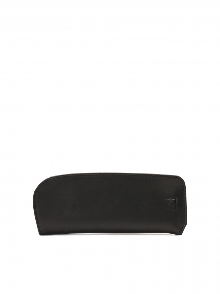 Skórzane czarne etui na okulary i długopis  FELICIANOS