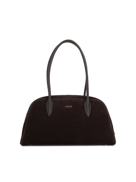 Brązowa torebka z zamszu KYLE