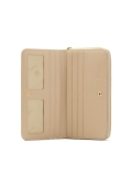 Beżowy minimalistyczny portfel skórzany ROLETTE