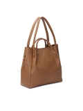 Duża brązowa torebka z oryginalnymi uchwytami  ALEXANDRIA