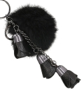 Czarny brelok damski EMMIE