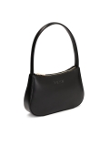 Mała czarna torebka na ramię z licowej skóry TILDA MINI