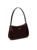 Mała lakierowana torebka w kolorze bordo TILDA MINI