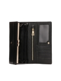 Duży skórzany portfel z finezyjnym pikowaniem JOLENE