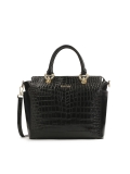 Elegancka skórzana torebka w tłoczony wzór kroko NELLIE L