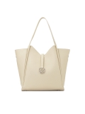 Duża kremowa torebka na ramię z wyjmowaną saszetką REYNA