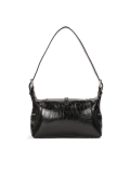 Czarna skórzana torebka na ramię BRIANA