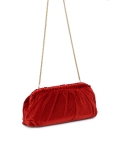 Czerwona torebka z tkaniny z dużymi kwiatami EVENING
