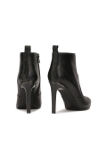 Ponadczasowe czarne botki na smukłej szpilce SUZIE