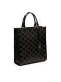 Duża torebka z wykropkowanymi metalowymi monogramami GRANTA
