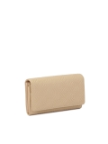 Beżowy portfel w elegancki tłoczony wzór SANTI