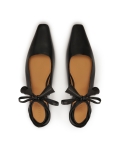 Wiązane czółenka na płaskim obcasie SELINE