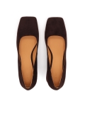 Brązowe zamszowe czółenka SOMILE