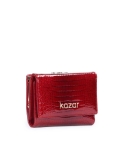 Czerwony portfel damski ASA