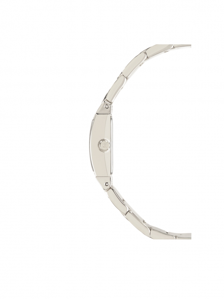 Kobiecy zegarek na bransolecie zdobionej kryształkami 