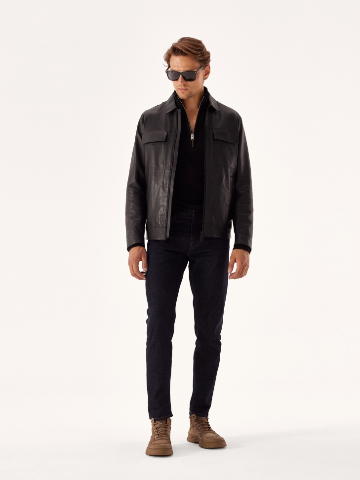 Czarne okulary przeciwsłoneczne ALVARO