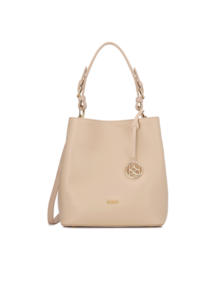 Elegancka skórzana torebka do ręki i na ramię VICTORIA