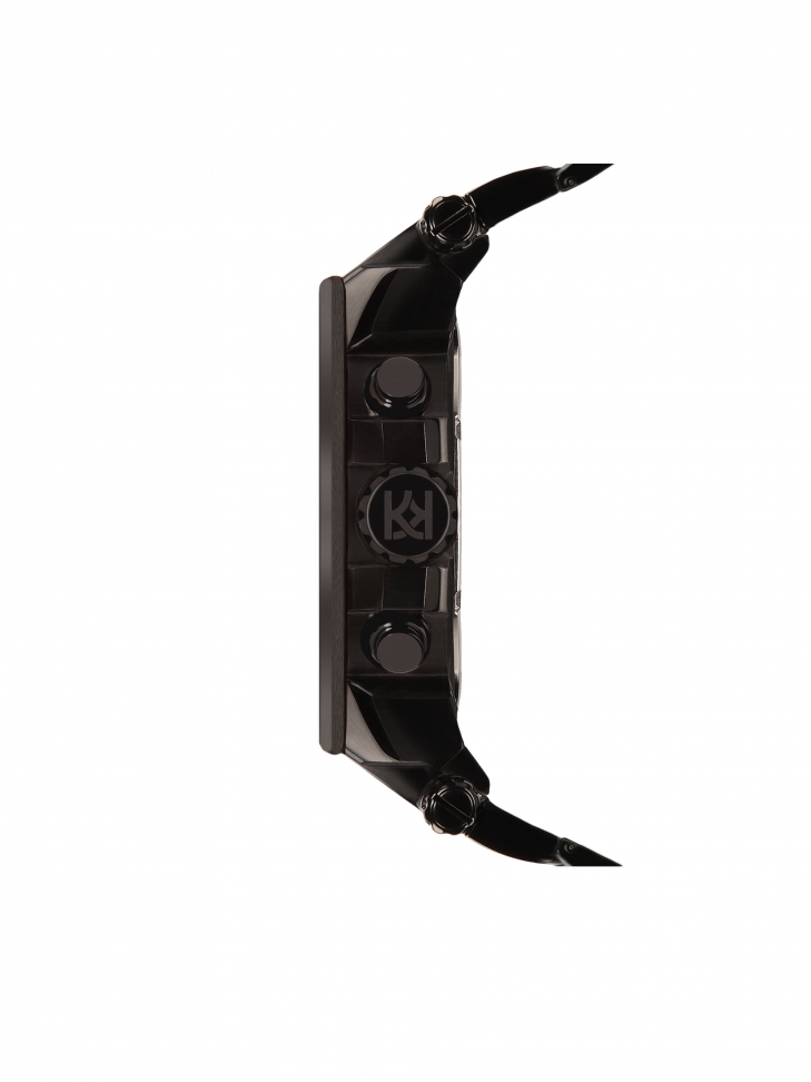 Czarny męski zegarek w sportowym stylu URBAN STEEL