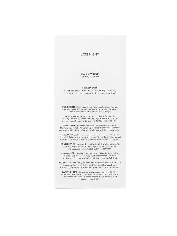 Woda perfumowana męska 100 ml LATE NIGHT