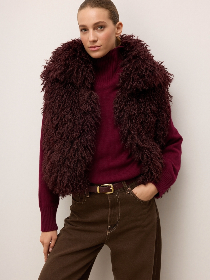 Dwustronny pasek damski ze skóry ze złotymi detalami MILL