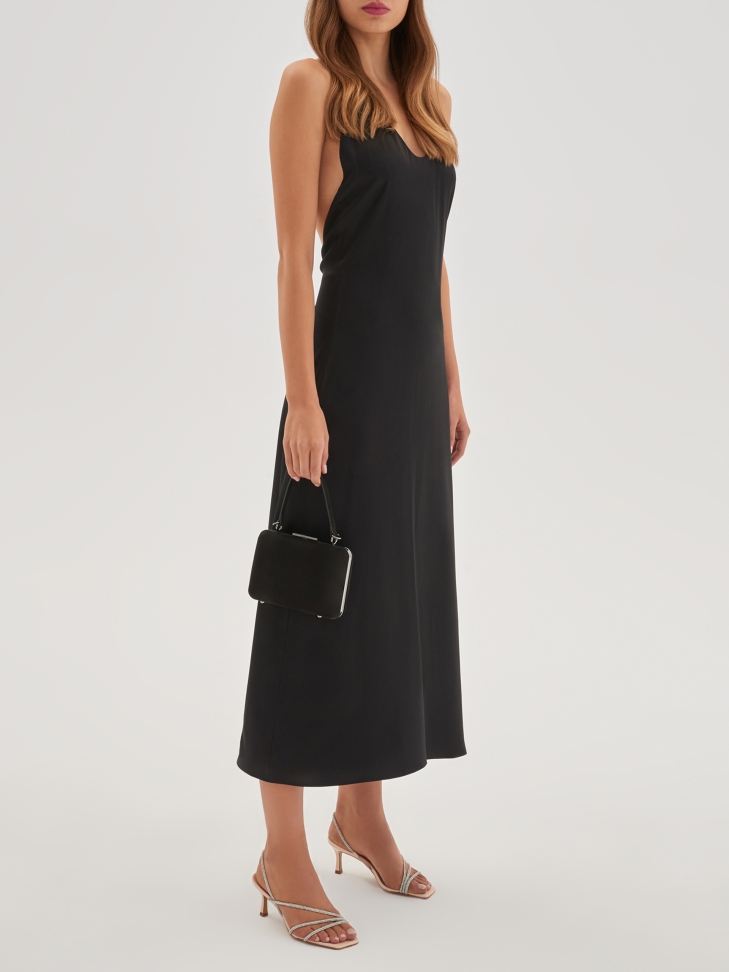 Czarna kopertówka damska ISET