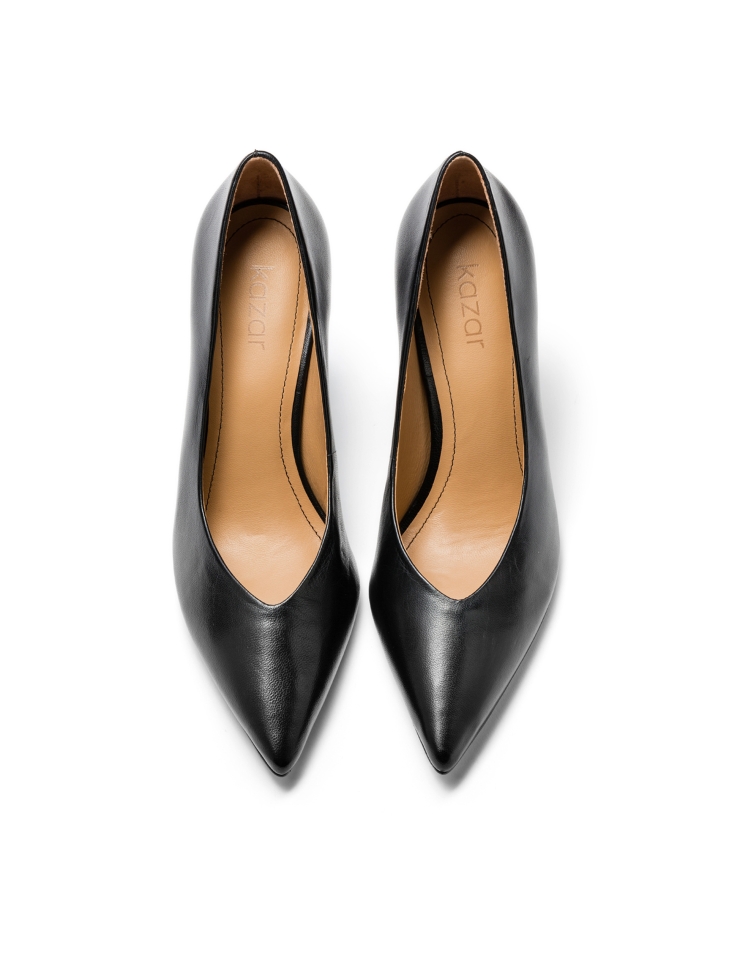 Czarne czółenka damskie BLUEBELL