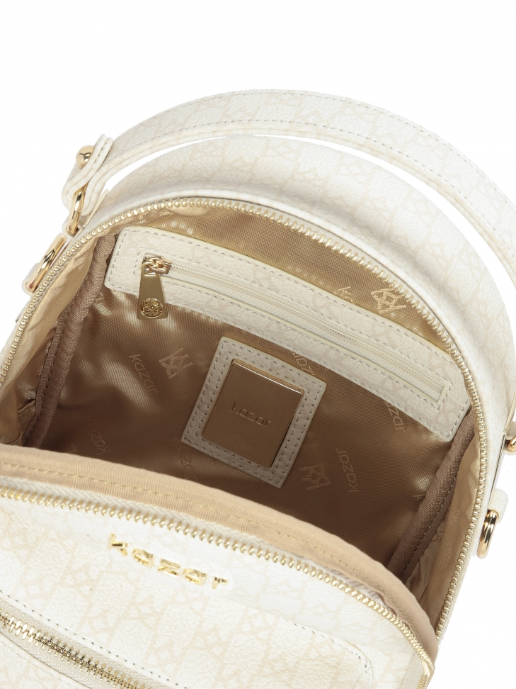 Miejski plecak dwufunkcyjny w monogramy KAZAR  HEMERA