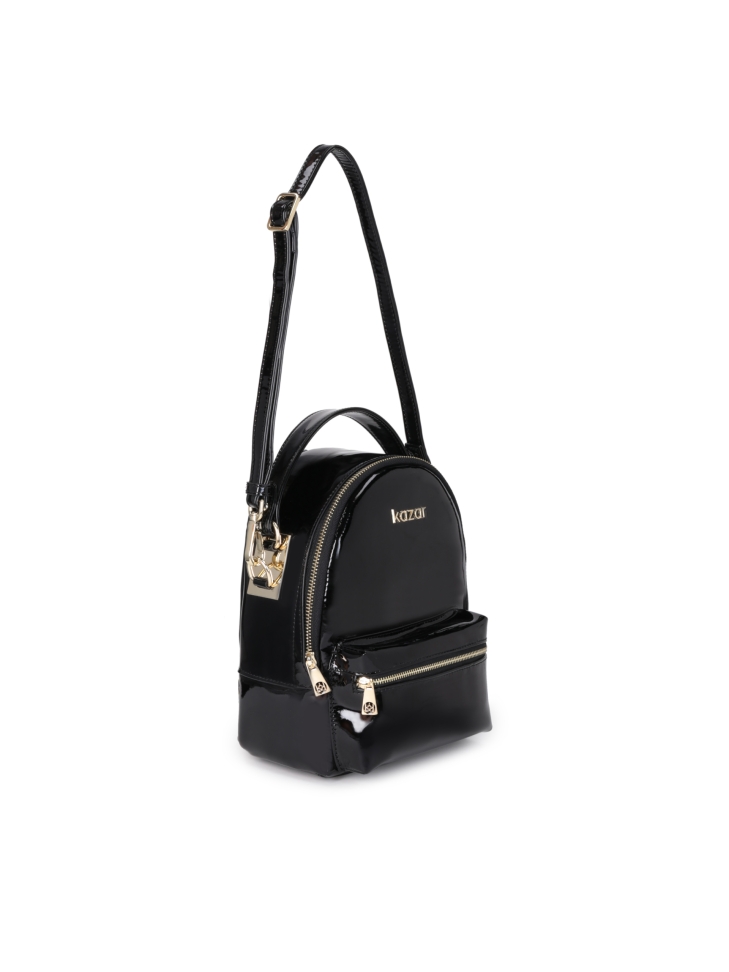 Czarny plecak damski 2w1 HEMERA