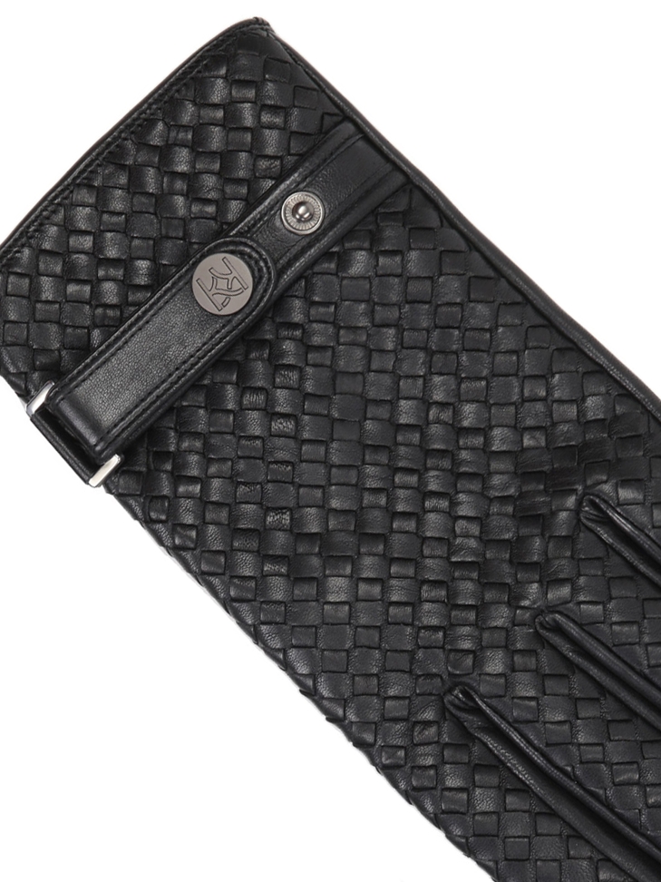 Czarne rękawiczki męskie CYPRIANOS