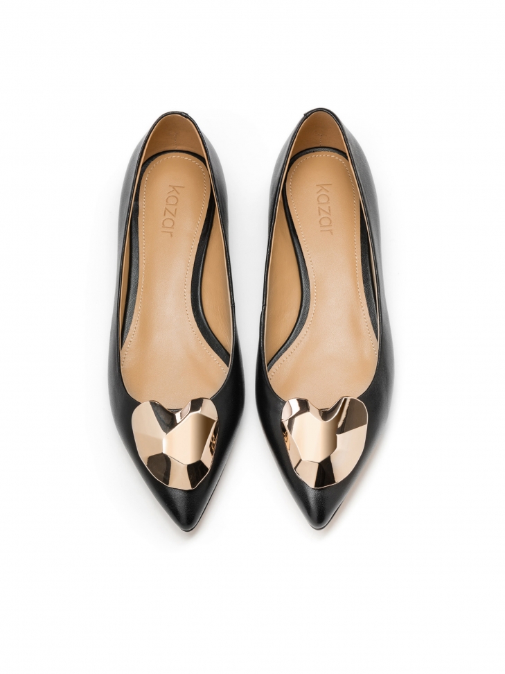 Czarne czółenka damskie NIXIE