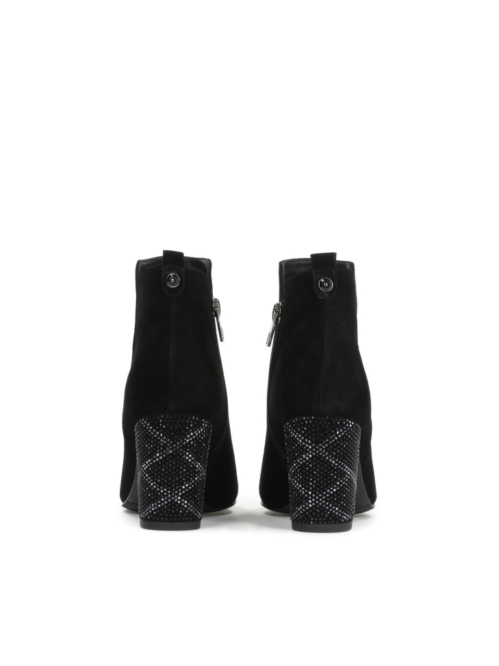 Czarne botki damskie MAUDE