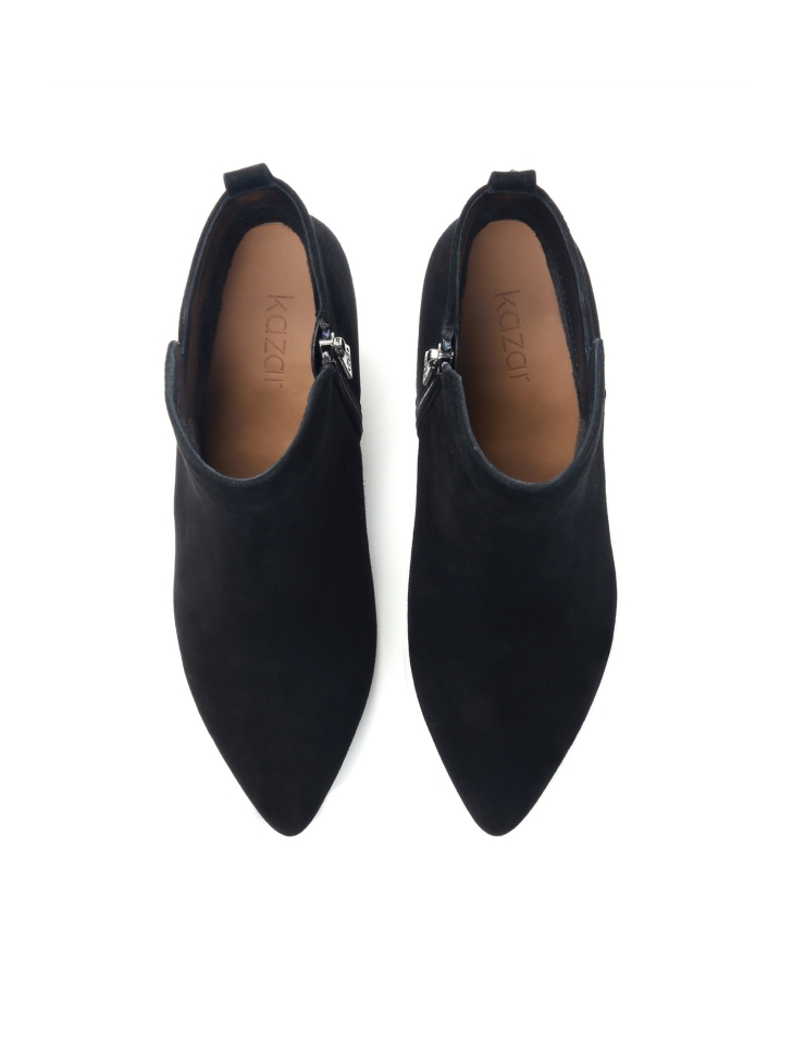 Czarne botki damskie MAUDE