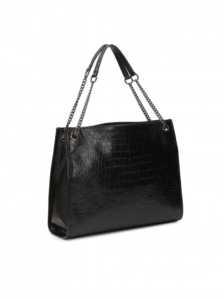 Elegancka torebka z uchwytami na łańcuchach  HALE