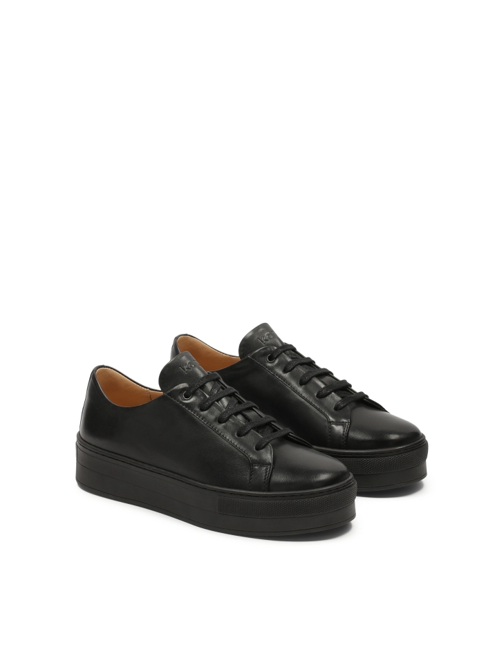 Czarne sneakersy damskie OASIS