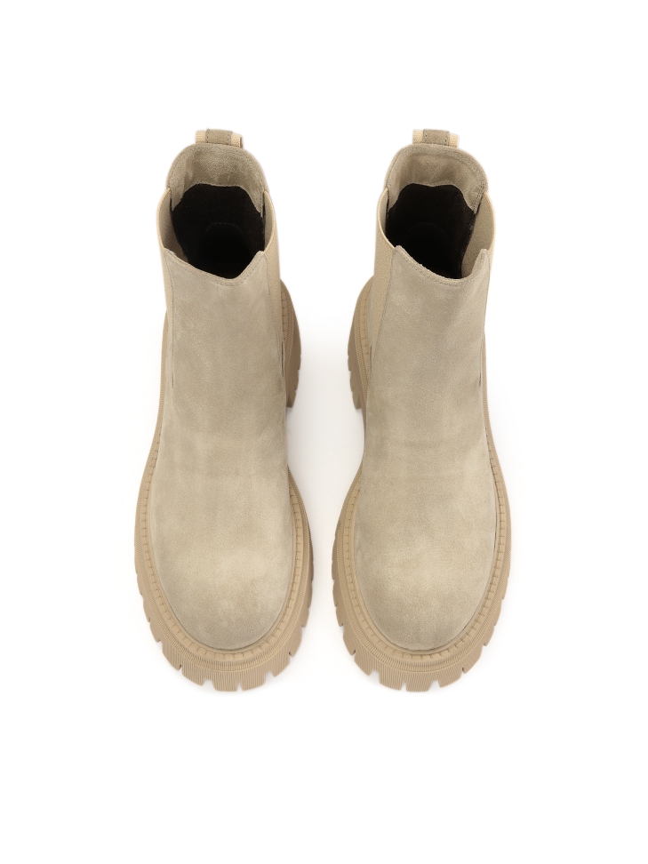 Wsuwane botki na trepowej podeszwie GOLDBERRY