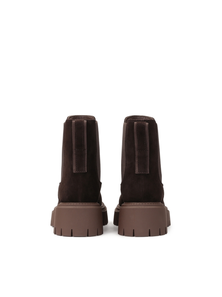 Zamszowe botki typu Chelsea boots GOLDBERRY