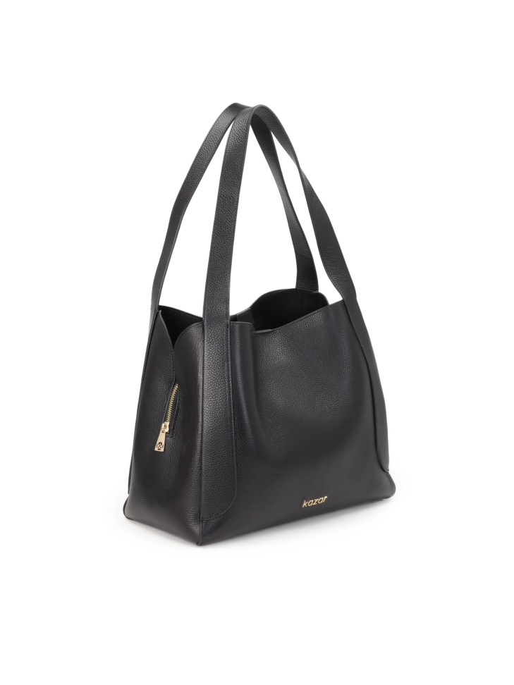 Skórzana torebka damska o unikatowym kształcie ANGE