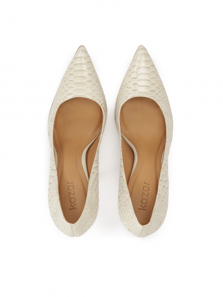 Eleganckie czółenka w tłoczony wzór NEW ANASTACIA