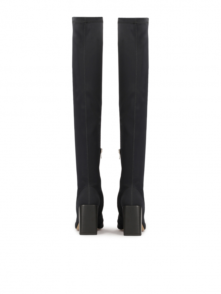 Muszkieterki peep toe z tkaniny CLOVE