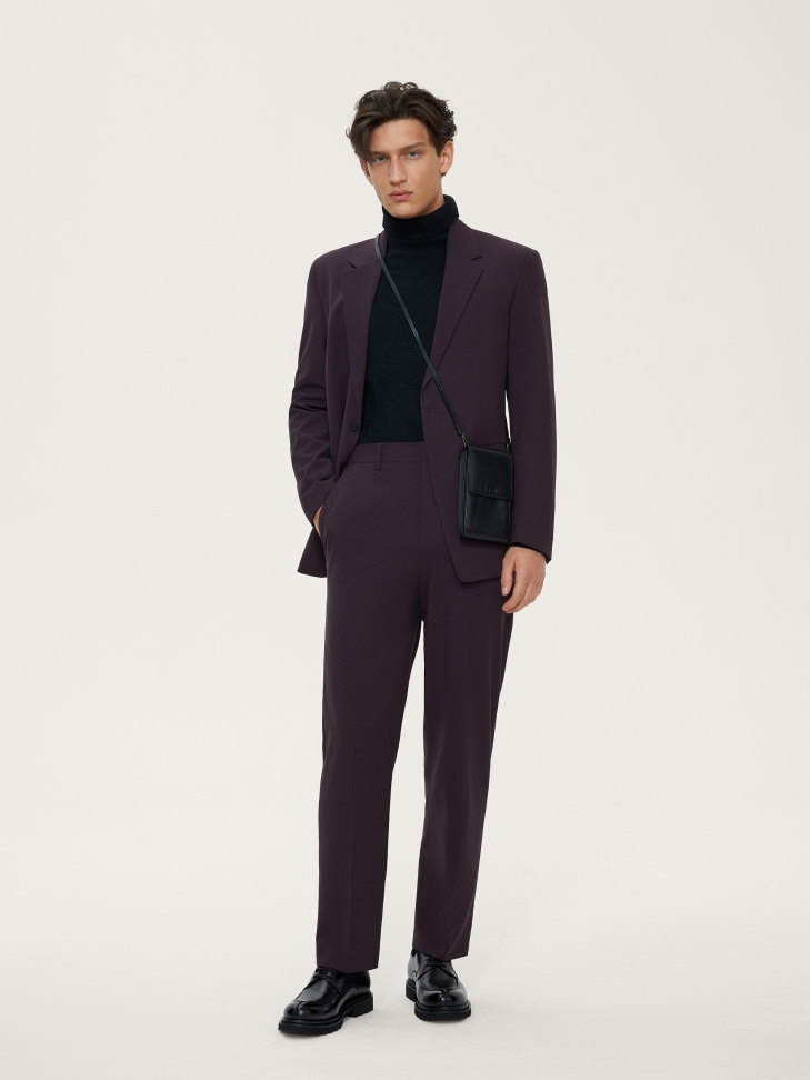 Praktyczna mała torebka męska z licowej skóry PEDRO