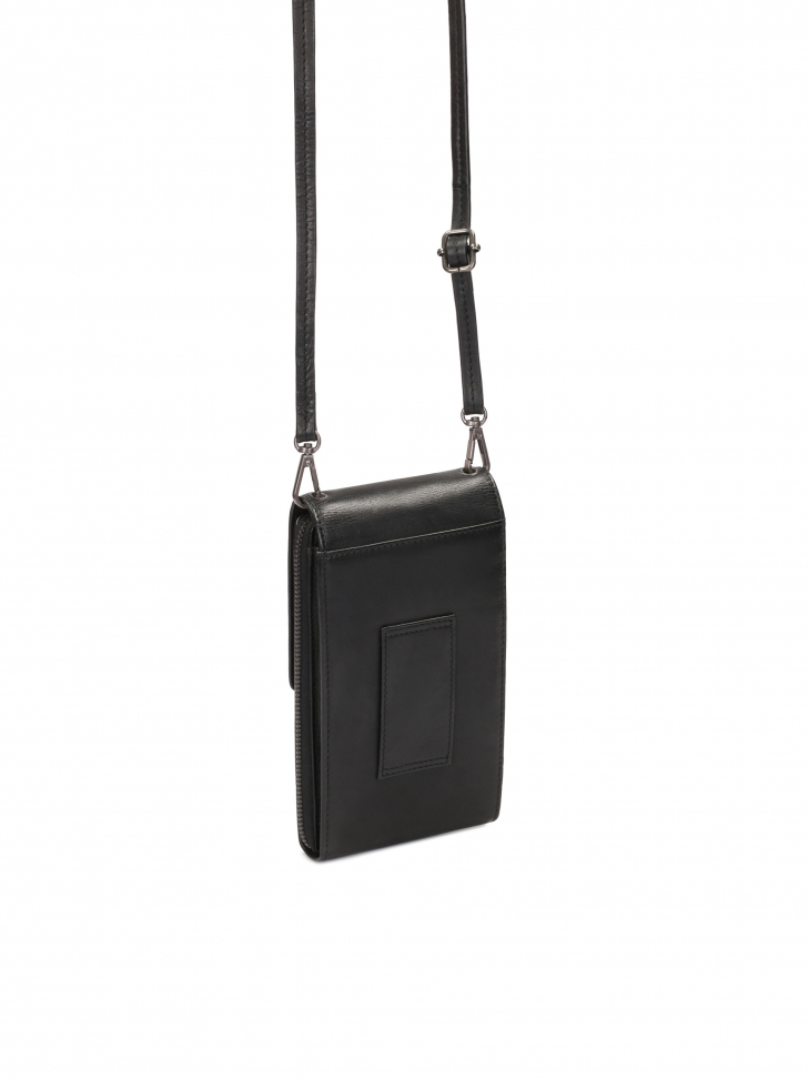 Praktyczna mała torebka męska z licowej skóry PEDRO