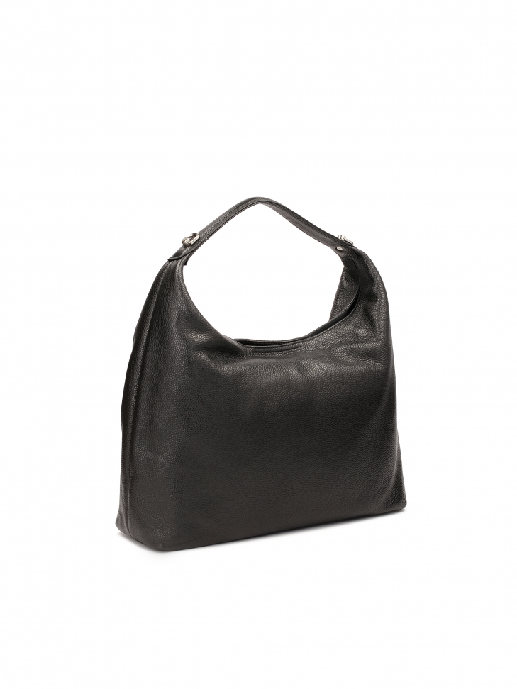 Czarna torebka o luźnym kroju INGE