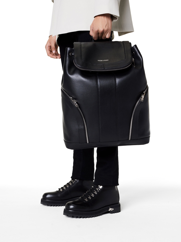 Skórzany plecak z przegrodą na laptopa BRYDEN