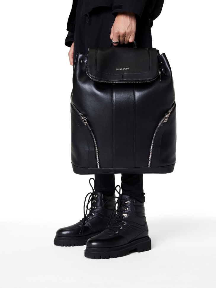 Skórzany plecak z przegrodą na laptopa BRYDEN