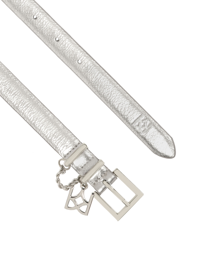 Srebrny pasek z biżuteryjną ozdobą  CARROLL